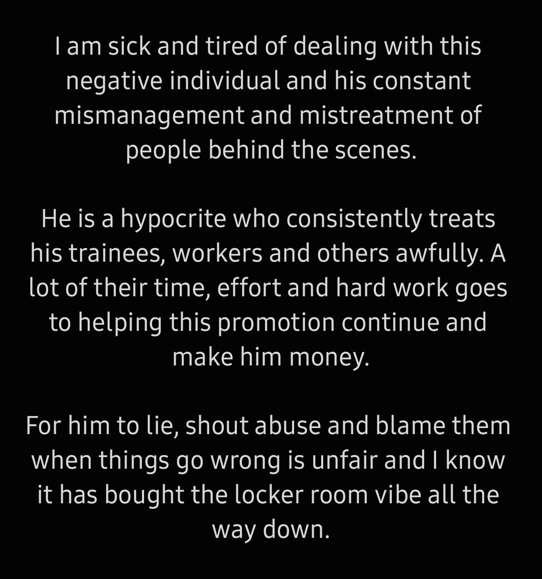 OmariM4x2's tweet photo. sorry for being negative
I've dealt with this shit before
something has to be said
I honestly cannot be fucking bothered anymore https://t.co/nyMLt9jA8g