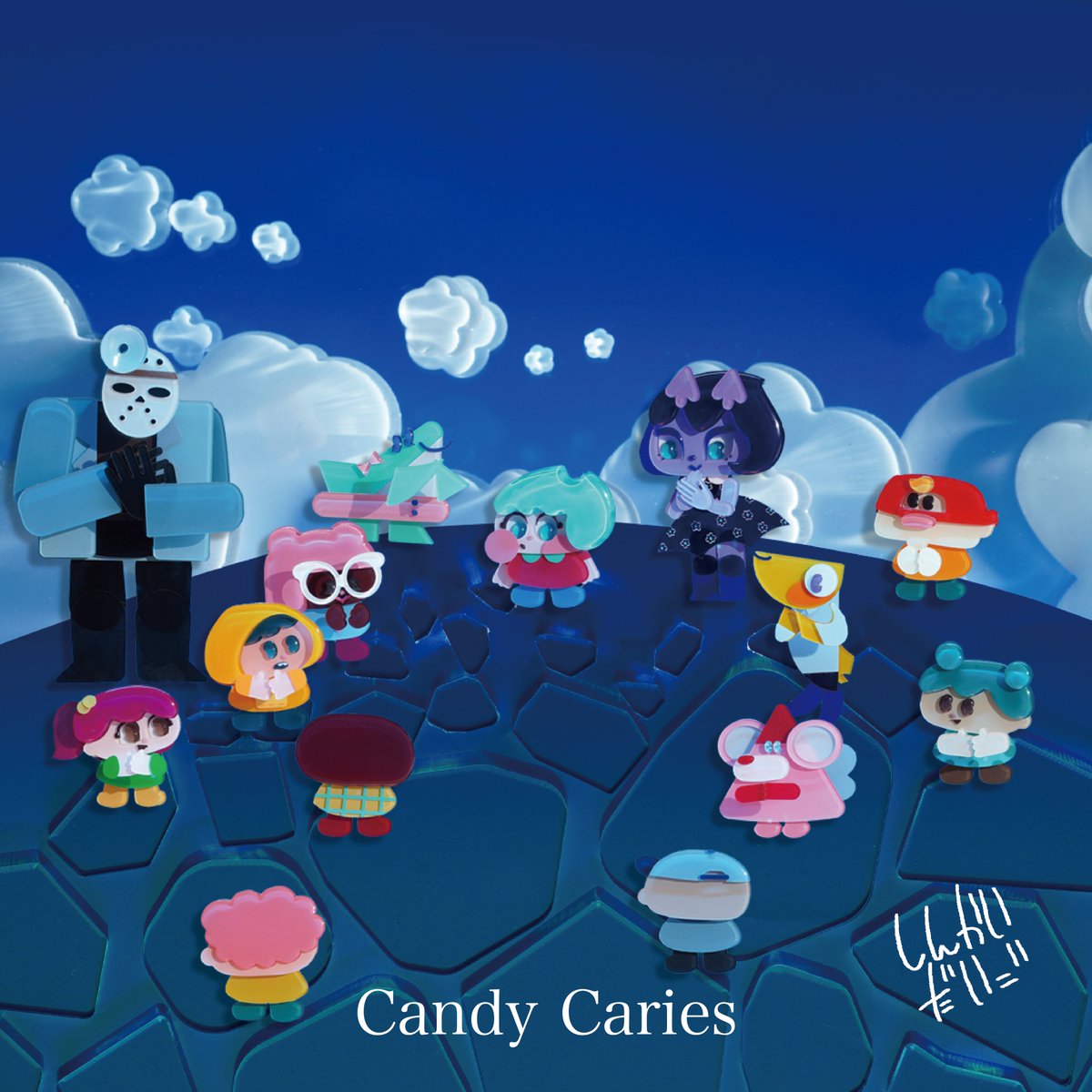 candycaries's tweet photo. ・。*・。*・。*・。*・。*・。*・。
TVアニメ「#キャンディーカリエス」
第24話放送記念イラストが到着！
・。*・。*・。*・。*・。*・。*・。

第24話の放送を記念して
クリエイターたちによる記念イラストを公開🦷

5人目は演出 / アニメーター：新海大吾さん🌟

#さよならカリエス https://t.co/LhyjFacQZ6