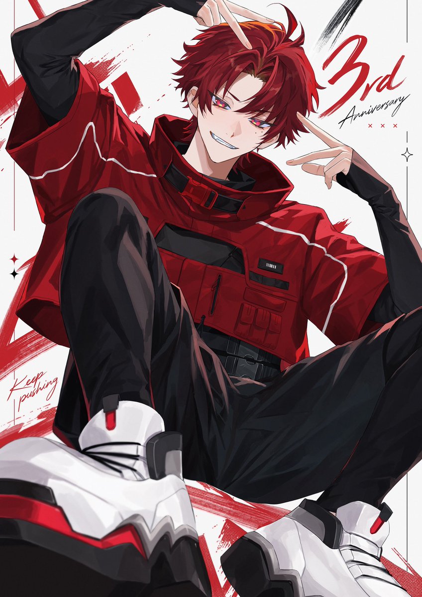 kizashiqun's tweet photo. #柊ツルギ3周年 #ツルギアートオンライン https://t.co/BaT1c2m9nb