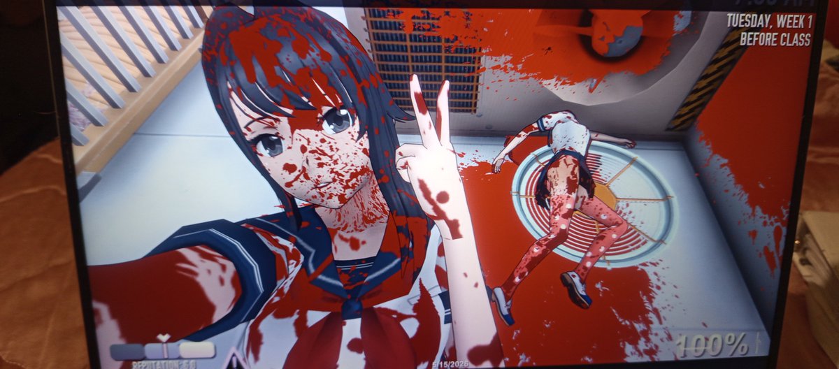 Nikonikoth's tweet photo. Es un amor/odio con el yandere simulator https://t.co/AMkXY2QaAM