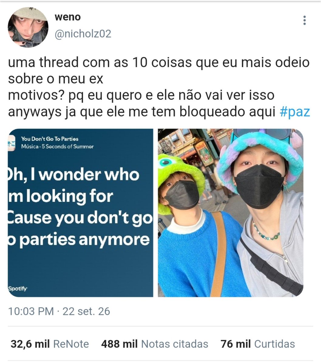 cryforjuju's tweet photo. #nichojoo mini au 
10 coisas que eu odeio em você https://t.co/HWbRFG9qBj