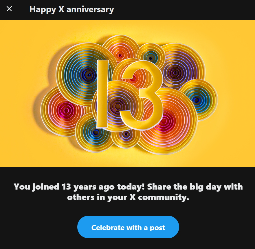 VtheVTuber's tweet photo. Apparently it's my 13th anniversary since little baby V made a twitter account to promote their twitch roblox streams https://t.co/QC39Axpkwk