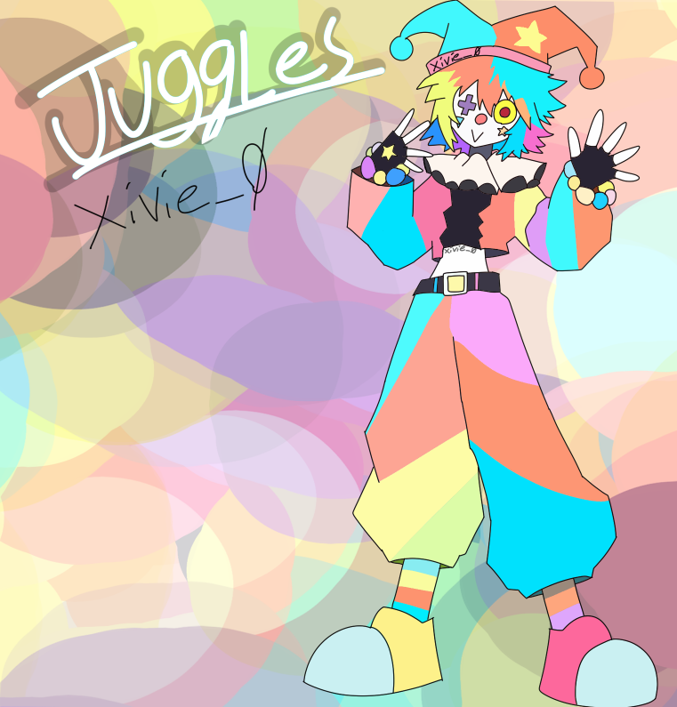 Xivie_0's tweet photo. New oc juggles.. like chuckles, ya get it xd?? #artshare #artmoots #ocart #digitalart #BRart #art https://t.co/T7Z0Vyh4sW