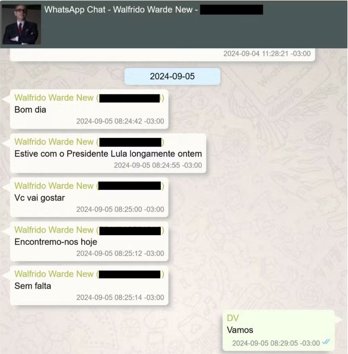 Pri_usabr1's tweet photo. As mensagens de Vorcaro têm um detalhe no mínimo curioso: o advogado que atuava para o banqueiro diz ter se encontrado longamente com Lula e avisa: ‘Vc vai gostar’.
A pergunta que sobra é simples. Que tipo de aproximação estava sendo articulada entre Vorcaro e o governo?” 🤔 https://t.co/lFpy0fcwI2