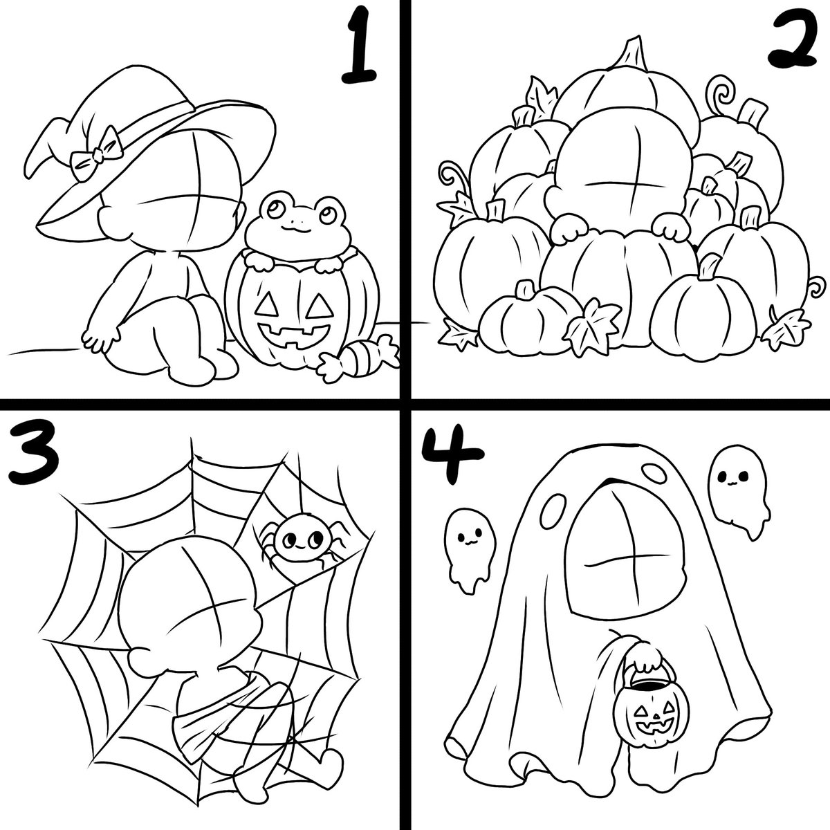 panemgaming's tweet photo. YCH HALLOWEEN 
$15 each
1-2 week TAT
5 SLOTS AVAILABLE 
#ychcommission #ych #commissionㅤ https://t.co/PS5Wn51DJq