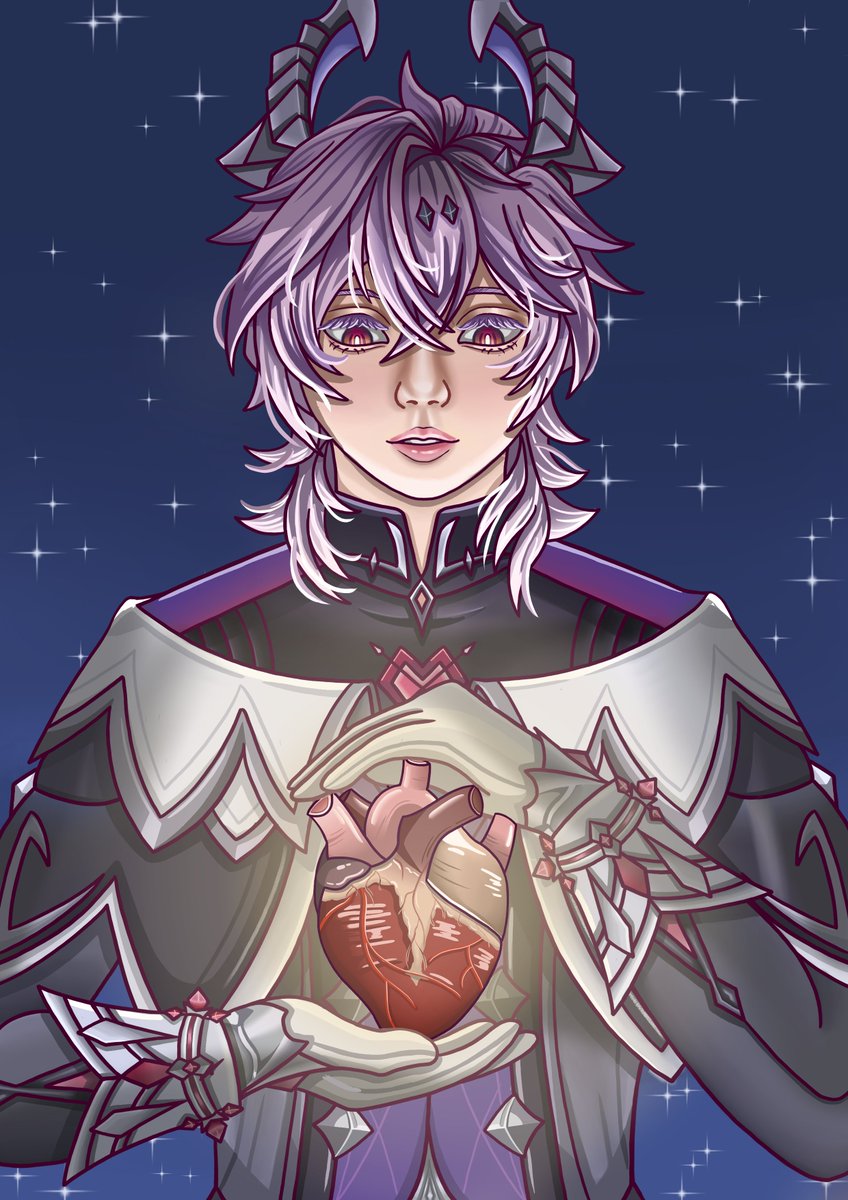art_tery_'s tweet photo. ~₊˚⊹♡ Durin and his heart ₊˚⊹♡~
The power of the heart to give life and enrapture it.

#durin #GenshinImpact #artistindonesia #artidn #zonakaryaid #fanart #anatomyart https://t.co/NsxQ5eUzig
