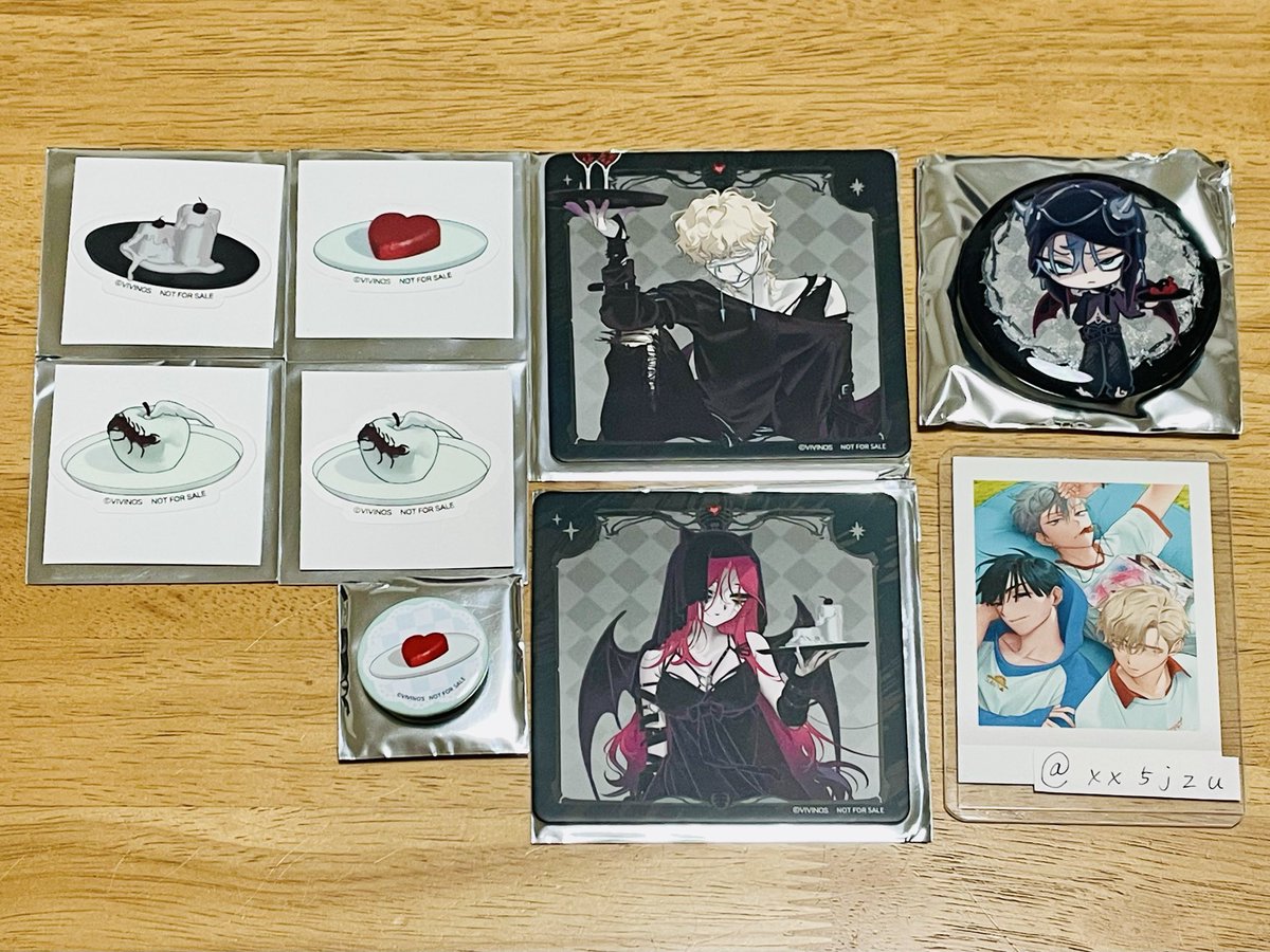 xx5jzu's tweet photo. 【交換】 ALIEN STAGE AaD コラボカフェ エイリアンステージALIENSTAGE エイステ

【譲】画像のもの

【求】
ドリンク特典コースター: イヴァン
特典缶バ: ミジ
缶バッジ: ルカ等身、ルカSD

郵送(＋送料)希望です
お気軽にお声がけください🙇 https://t.co/ivUNLE1WnH