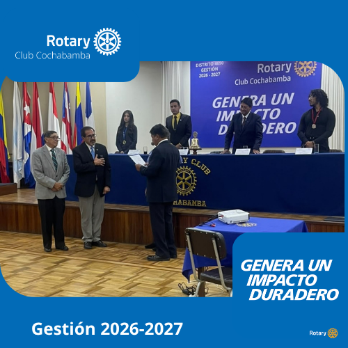 RCochabamba's tweet photo. Compartimos con mucha alegría el juramento de ingreso del Dr. Remy Uriona Arce a nuestra familia rotaria.
Nos sentimos muy honrados de contar con la presencia de nuestro Gobernador de Distrito, c.r. Mario Yaffar, quien acompañó este importante momento para nuestro club. 
#Rotary https://t.co/EHBJtLmMfS