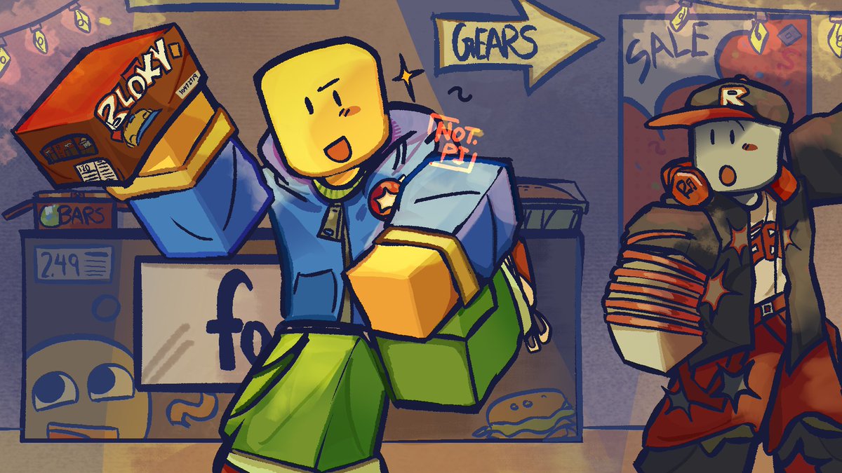 n0tpii's tweet photo. [ - ]
Shopping time! Let’s go!! 

#guestnoob #noobguest #guest #noob #roblox #robloxart https://t.co/x6MpwA5rhN