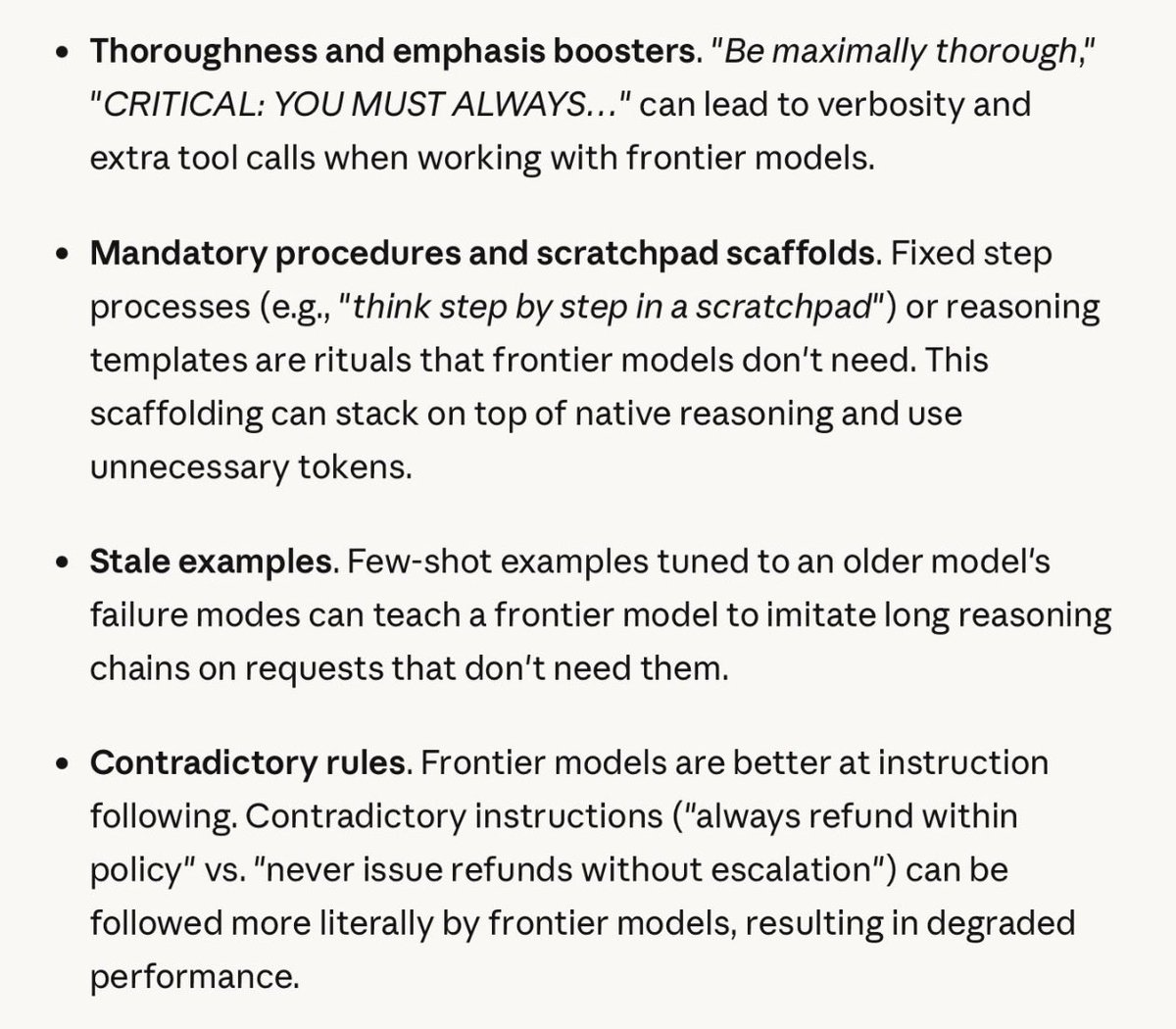 RLanceMartin's tweet photo. useful tip for Opus 5.5:

run “/claude-api prompt-audit” in Claude Code. this checks you skills, agent.md, Claude.md, prompts and removes anti-patterns that hobble frontier models. 

i updated the skill w/ the latest Opus 5.5 guidance. https://t.co/sBCIwcOCv1