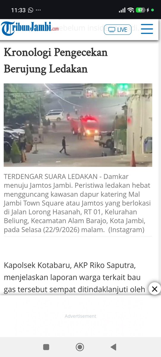 xayviza's tweet photo. Semalam aku main ke Mall ini, kaget ternyata ada ledakan dong disana semalam,  kejadiannya pas aku dah balik si keknya, alhamdulillah gaada korban jiwa. Namanya musibah gaada yang tau kan. Semoga kita dijauhkan dari segala marabahaya. https://t.co/m42Cr5Rzjr