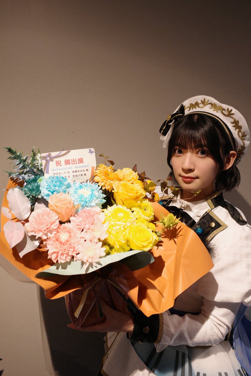 amane_bushi's tweet photo. Morfonica LIVE「Movement」素敵な楽屋花ありがとうございます💐✨️

Morfonicaらしいお花やメンバーカラーの素敵なお花でそれぞれ違うデザインのお花が並んでいる景色とっても綺麗でお花畑です⸜🌷︎⸝‍
ありがとうございます！
#モニカMovement
#バンドリ #Morfonica https://t.co/ivZaNegQYB
