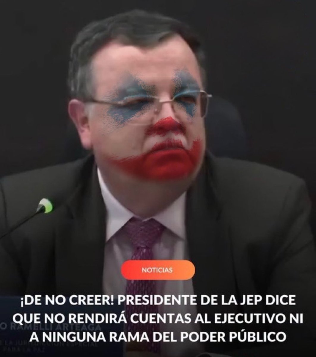 chatos62's tweet photo. La JEP @JEP_Colombia hay que ACABARLA https://t.co/Yndire0P2V
