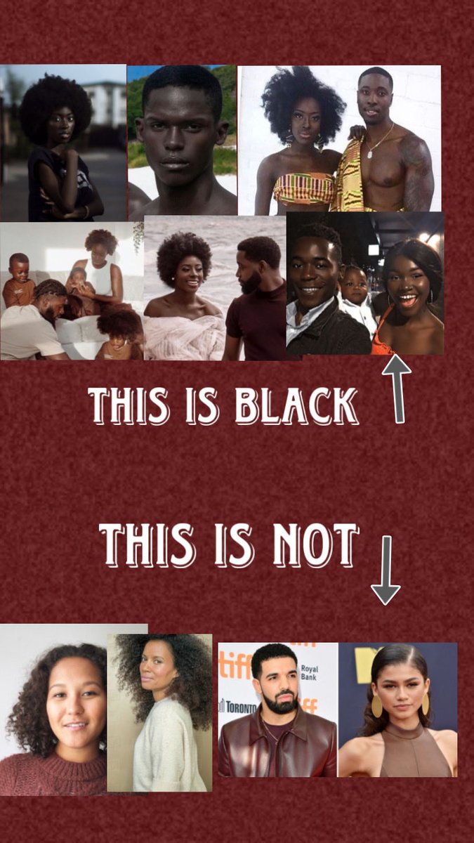 spaceexplore23's tweet photo. No amount of cognitive dissonance will change BIOLOGICAL REALITY. The black population stems from the Bantu expansion. We are not one blood with populations that are Caucasian nor mongoloid. We are a people and anyone trying to erase that is an enemy. Their goal is to scatter us amongst the world where we are fractured, so they can replace us, divide us and ultimately destroy our very identity. 80%+ people of our race know very well from experience that half-breeds are not on our side and at any moment they can and will side with our opponents. In order for us, the actual black race to win, we must have real identity, CONCRETE IDENTITY and make it UNBREAKABLE. We then defend our people with every weapon possible in the world. 

Stop trying to force YOUR RAPE GENES into this race. You’re quite literally doing the work of the racial enemy. 

Many darkskin black women have been speaking on this for years, biracials have been used to replace pure black people in media. The media is constantly including mixed race children in “black family” commercials. Racial purity doesn’t belong to the white race. It belongs to us. 

We are not evil for wanting to keep our own damn identity. We do not come in all shades. We do not come in all hair types.

It’s us against the world. Hail Zamint