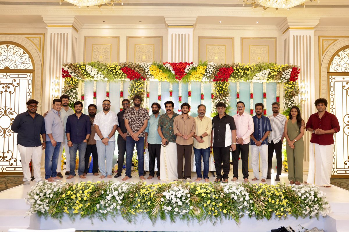 proyuvraaj's tweet photo. The next chapter begins with blessings, love and a whole lot of excitement ❤️‍🔥🎬

#LkAkshayKumar03 @7screenstudio 🔥

With the blessings of the senior stalwarts of the industry, we have kick-started this special journey.

Starring 
@lk_akshaykumar #SurajVenjaramoodu #Chetan 

#VishnuAmaran @SaravananDP @HeshamAWmusic @kalaivananoffl @HariharanPS_ @surithanu @AMBANINSK @arunisred 

Co-Produced by: #LKVishnuKumar
Produced by: #SSLalitKumar
