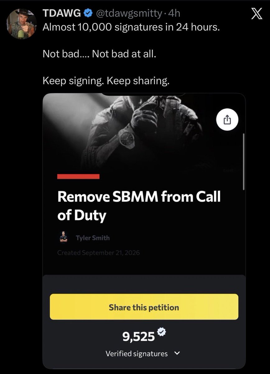DaaaGooose's tweet photo. @tdawgsmitty Get your priorities straight man, bringing back XDefiant is more important than removing SBMM from COD. 
#BringBackXDefiant https://t.co/LerBjIVEvU