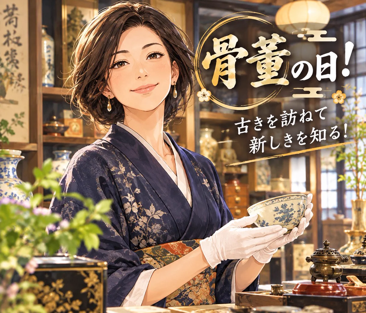 9月25日は「骨董の日」 江戸時代の戯作者にちなむ記念日