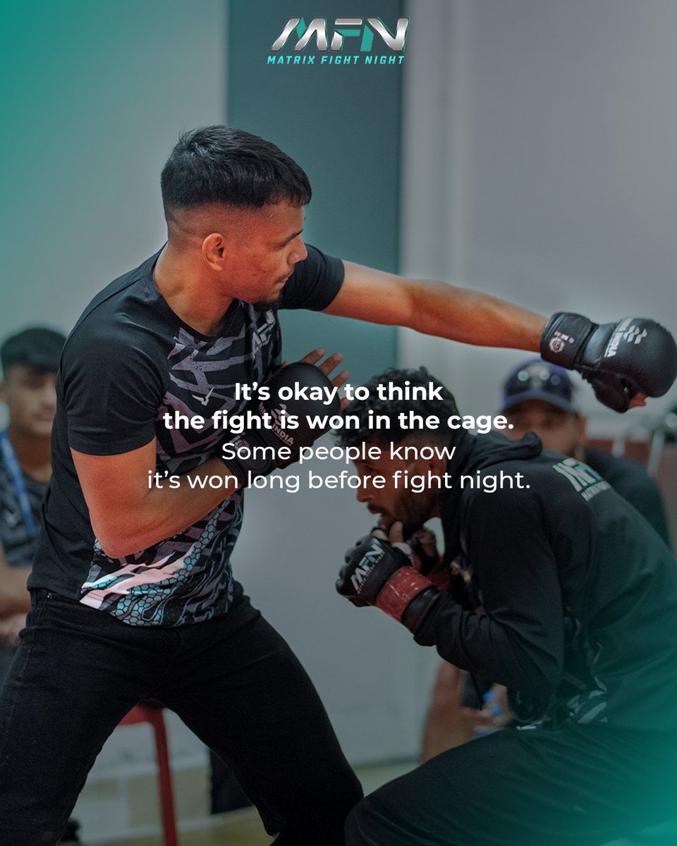 mfn_mma's tweet photo. Not every lesson is learned inside the cage. 🥊

Some are about the fight. Some are about the fighter.
Swipe through. 👊

#MatrixFightNight #MFN #MMA #MMAIndia #FightNight https://t.co/bAu8oOf3yk