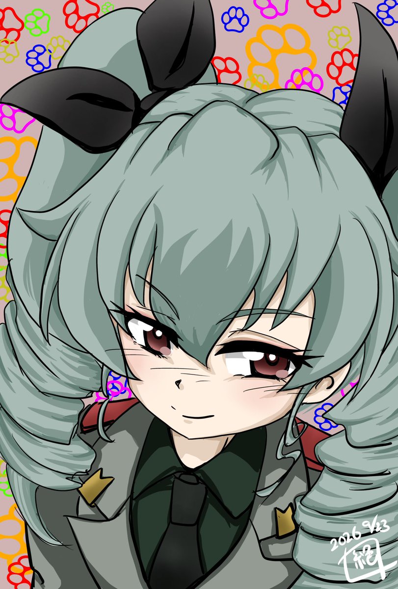 EComgmail's tweet photo. 本日はアンツィオ高校の隊長　#安斎千代美生誕祭　#ドゥーチェ生誕祭　でｱﾘﾏｽ!
お誕生日おめでとうございます!!
ようやっと描けたぜー
戦車道の衰退したアンツィオ高校を盛り上げ強くするという使命を帯び奮闘する姿が胸を打つ…
カッコいいんだよなぁ…
お誕生日おめでとうございます!!
#ガルパン https://t.co/Rnz7jsD2rf