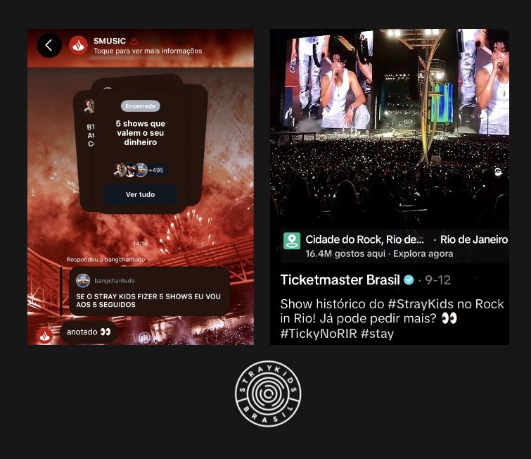 StrayKidsBrasil's tweet photo. 「 #RANDOM • 22.09.26 」
Estamos vendo uma movimentação? A Ticketmaster Brasil e o Santander, que foram da organização dos shows da dominATE Brasil, fizeram comentários suspeitos em suas redes 👀❤️‍🔥

@Stray_Kids #StrayKids #스트레이키즈 https://t.co/eTLJekoSmN