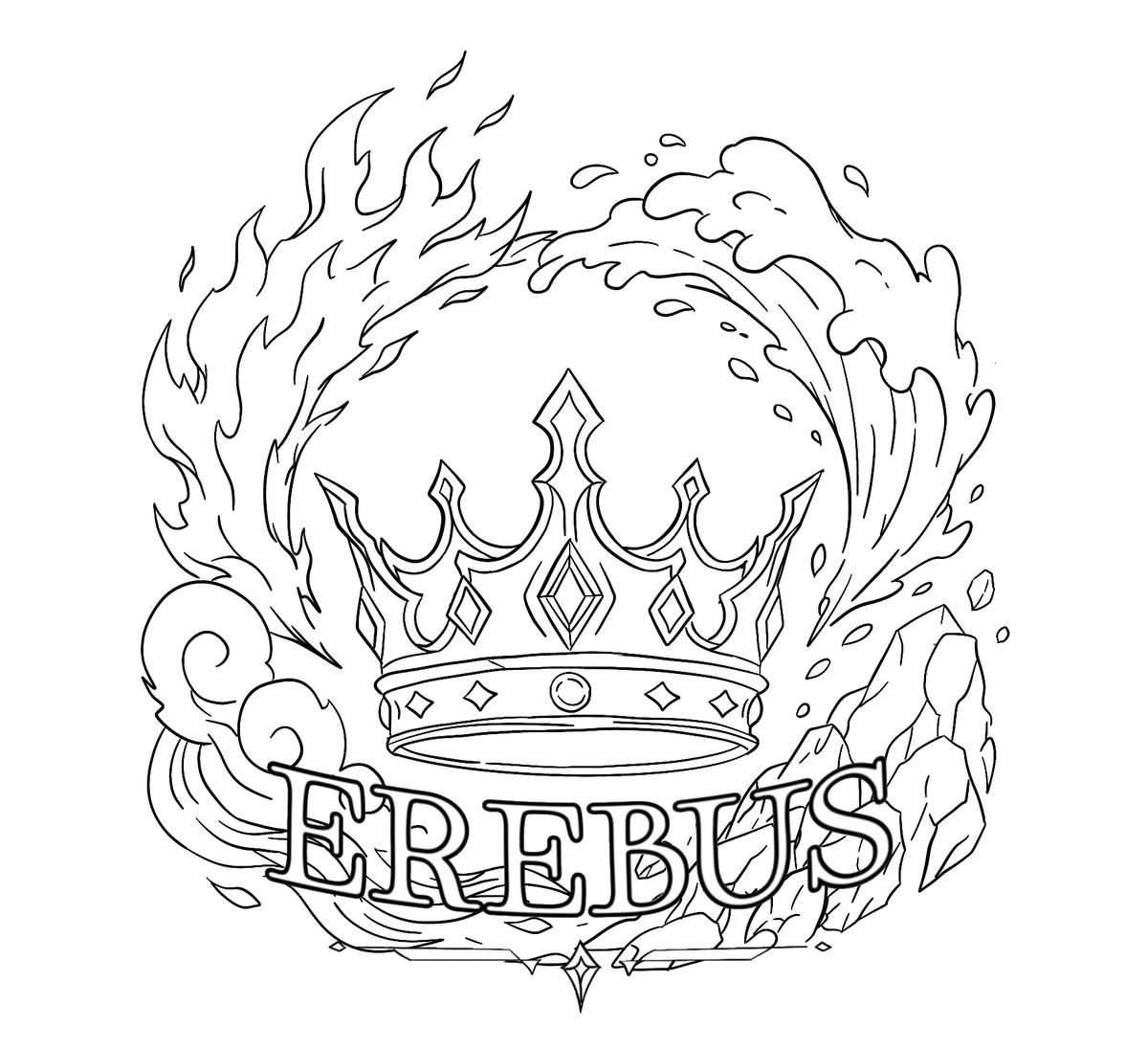 FightForErebus's tweet photo. Got the new design back for the main icon for the game? 
Thoughts ( Still needs coloring obv ) 

#Erebus #Indie #IndieGame #IndieGameDev #ArtCommission #GameDev #indieDev #Steam #SoloDev #UnrealEngine #Art #gameArt #Game https://t.co/oV0Ox77n6H