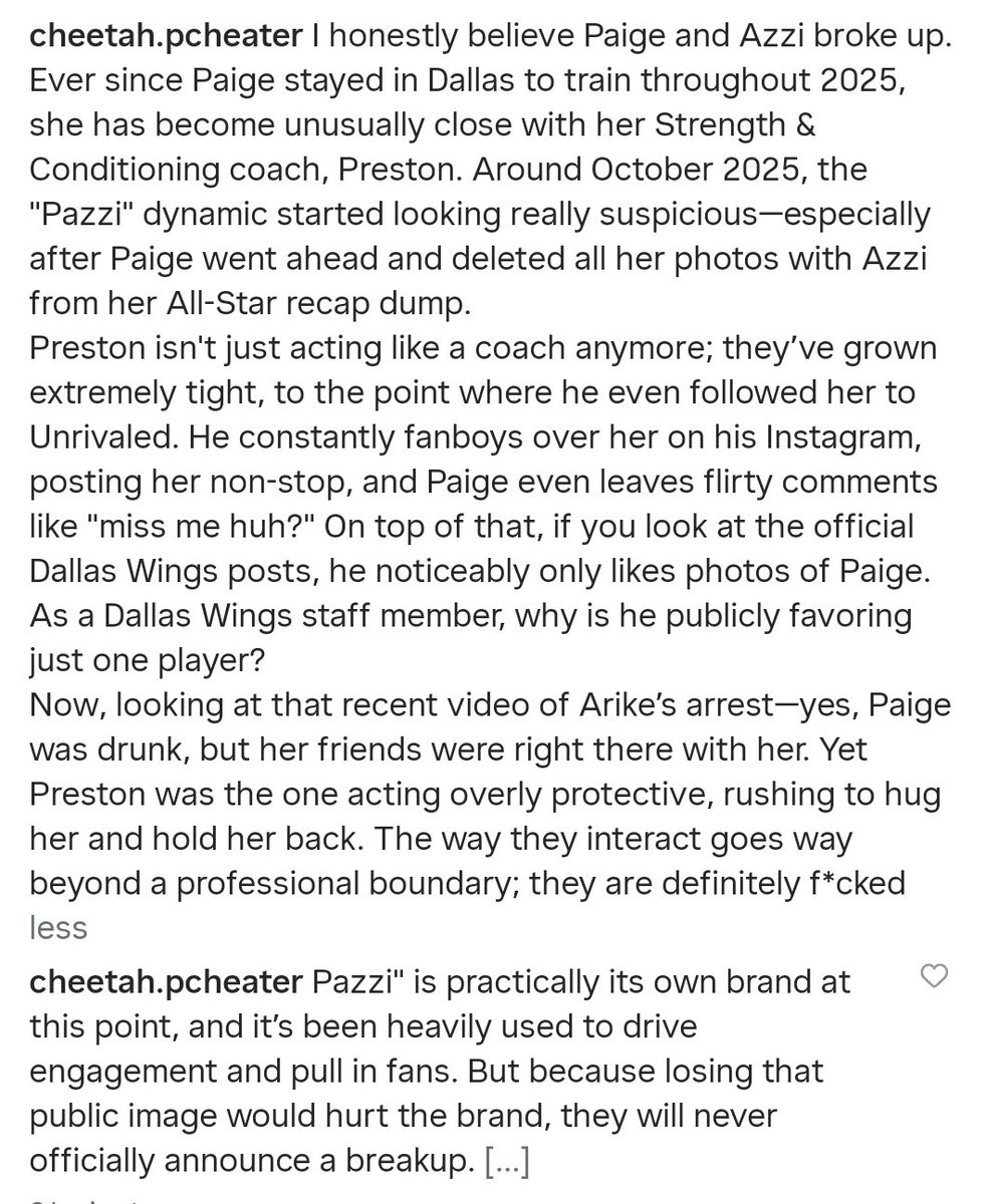 Pjuuu10's tweet photo. #paigebueckers
#cheating
#conflictofinterest
#dallaswings https://t.co/MSp566g6kp