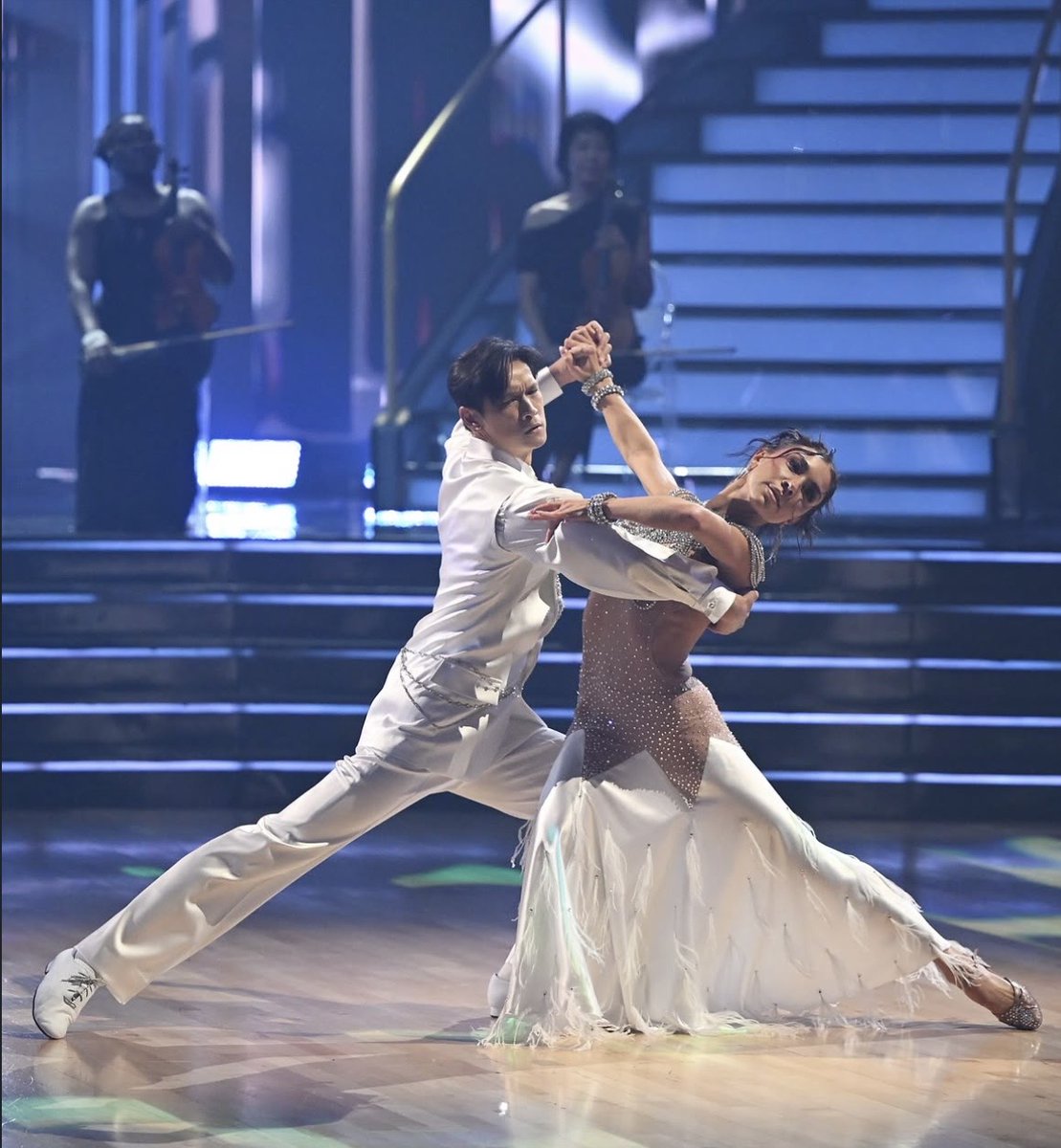 officialdwts's tweet photo. We’d give up forever to watch Harry Shum Jr. and Jenna Johnson’s Viennese Waltz again! 👏 ♥️ #DWTS #ViralHitsNight https://t.co/dKBjWaPQ0H
