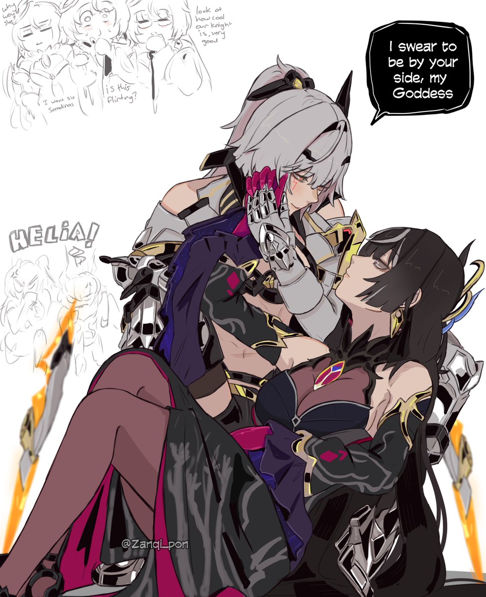 Zanqi_pon's tweet photo. Leyllia 

#HonkaiImpact3rd #崩壊3rd #Helia #Leylah #hi3 #Yuri https://t.co/sddb219tgn
