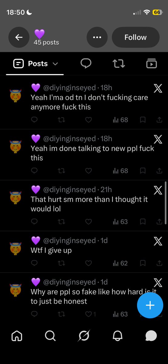 straystarling's tweet photo. Usually I don’t put people on blast but I just find it so BAFFLING that this is legit everything on bros account and he had the AUDACITY to A) block someone over returning a compliment B) make posts about it and then DELETE said posts about it #drugtwt https://t.co/qCOLfpgUJP