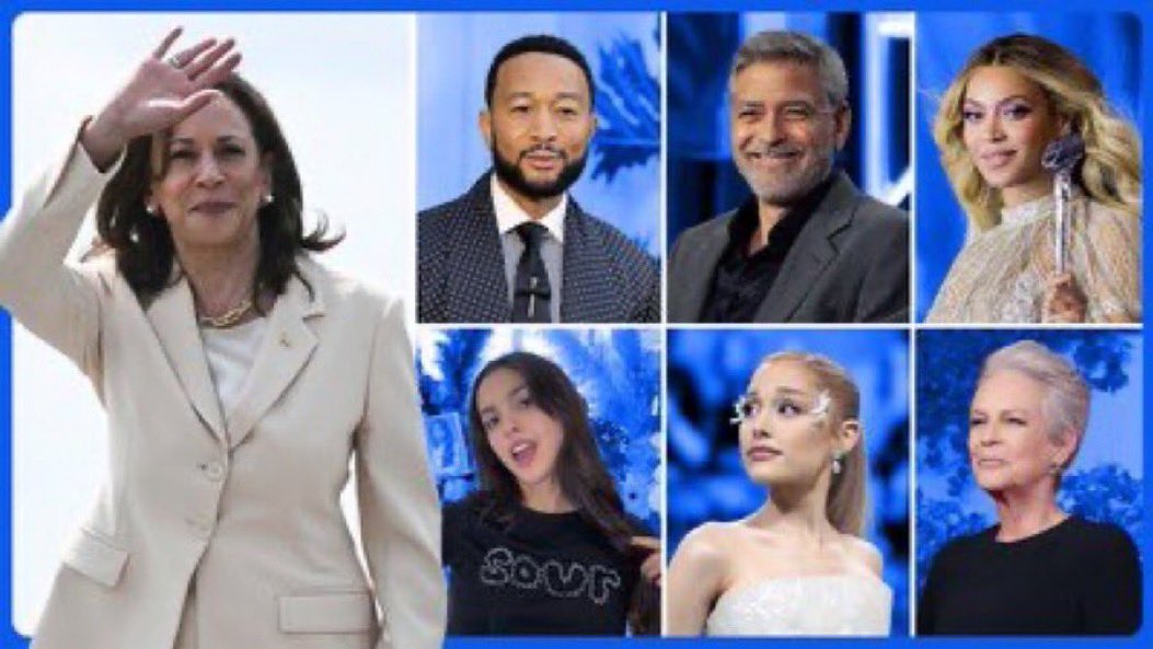 dianekrugerr1's tweet photo. America rejected:

Beyonce
Lady Gaga
Katy Perry
Megan Thee Stallion
John Legend
Oprah Winfrey
Barack Obama
Michelle Obama
Bill Clinton
Hillary Clinton
Usher
Taylor Swift
George Clooney
Ariana Grande
Jamie Lee Curtis
Will I Am

And choose FREEDOM.

The era of the celebrity endorsement is DEAD.