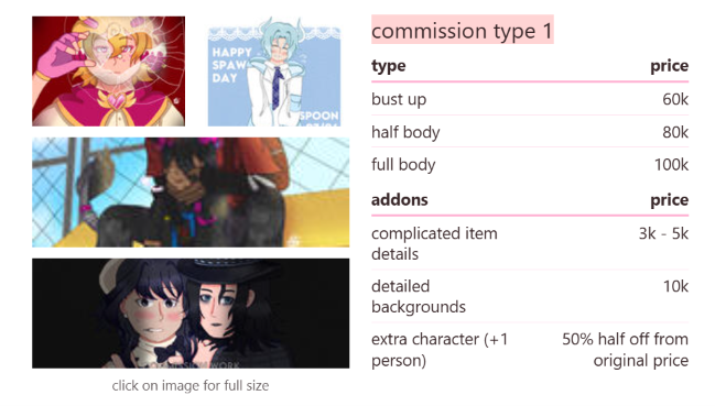 scgarden02's tweet photo. My money is running pretty short and I need to buy my daily supplies </3 so here's my proper introduction post for my c0mms sheet! Check out the link below in comments for more clear sample of my art :D

#artidn #zonakaryaid #artistindonesia https://t.co/XDhI8S2gn7