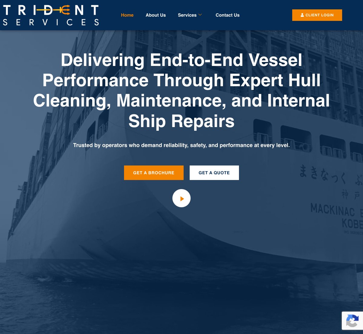 rezultweb's tweet photo. Trident Services just got a full website redesign 🌊 A Singapore marine company, hull cleaning, ROV and diver work, ship repairs and inspections. Their old site didn't come close to covering what they actually do. We rebuilt it on WordPress and Elementor, expanded it into a deep https://t.co/lm2ddNEALG