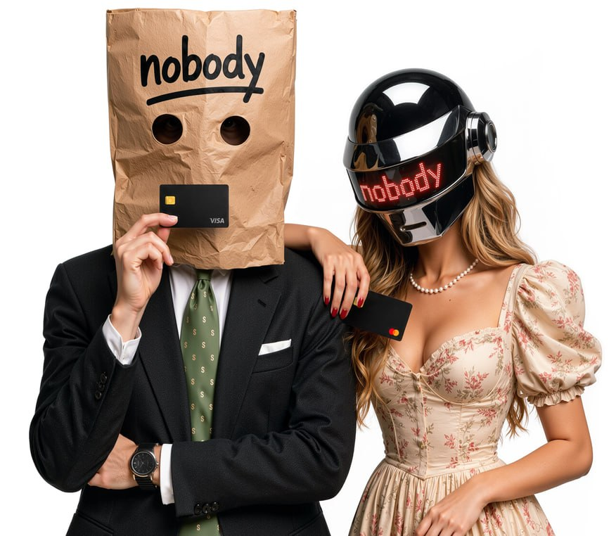 ojedabtc's tweet photo. Uma das alternativas que comecei a utilizar é a @Nobodycards 

Você carrega com USDT ou USDC e usa para gastos do dia a dia.

No onboarding atual, não é necessário fazer upload de passaporte ou documento nacional. https://t.co/jTt7LaeHWz