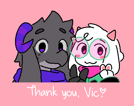 ralseihugs's tweet photo. ralsei and i thank you for the ko-fi, Vic!
[ check 📌 for ko-fi request info! || #deltarune ] https://t.co/96GfkWFsV5