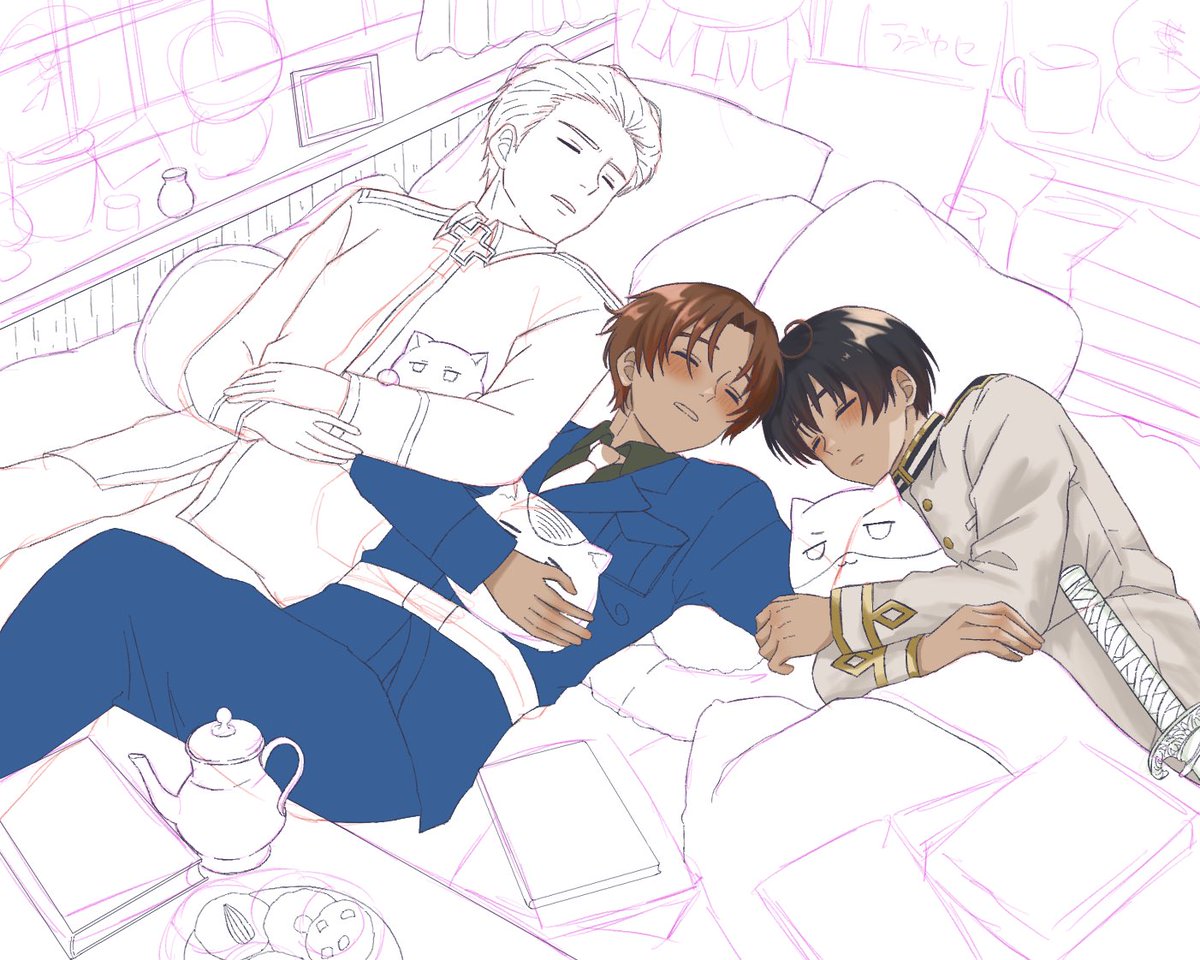 g_rt6e's tweet photo. まさかの未完
#初めて描いたヘタリアイラストを晒そう https://t.co/HRPJa3iOxf