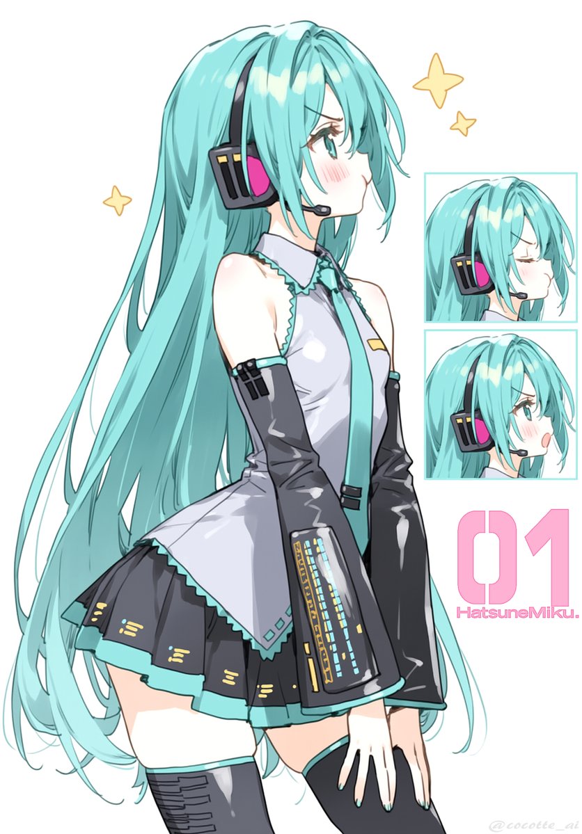 cocotte_ai's tweet photo. #初音ミク　髪をおろしたミクさん https://t.co/GsBpZHyPwx