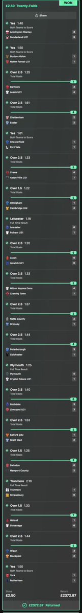 PSPFootballtips's tweet photo. WHAT HAVE WE EVEN LANDED😱😱😱

948/1 COMBINED EFL ACCA BOOOOOOOMERRRRR🔥🔥🔥💣💣💣 https://t.co/lxYQrQbzVD