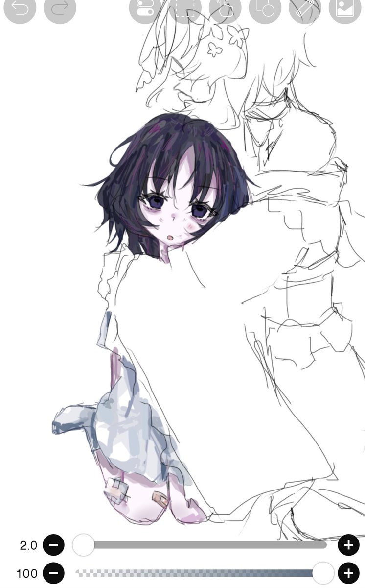 yuusai_shiki's tweet photo. 描き途中マーゴ様
 #まのさば二次創作 #まのさばネタバレ https://t.co/Wy0mCCqgO5