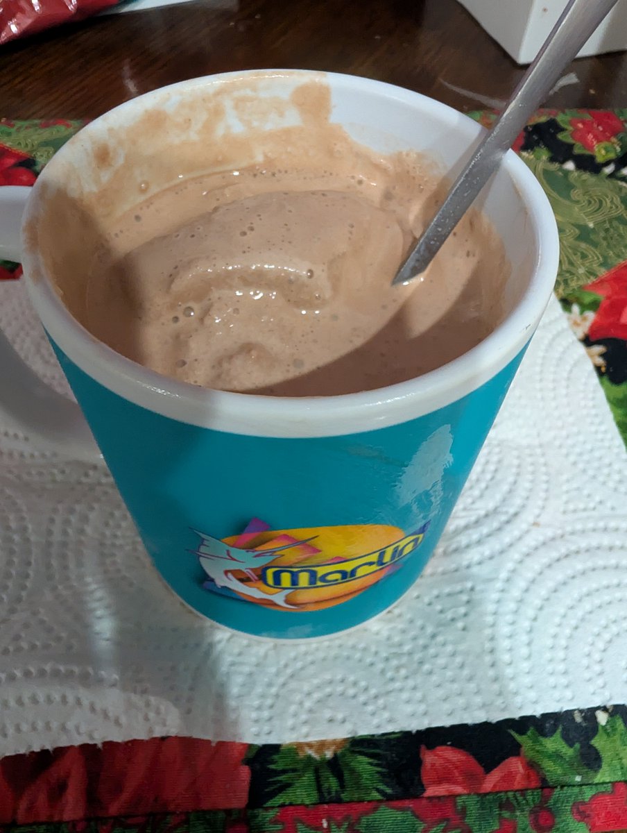 VectorRoll's tweet photo. I made some small chocolate ice cream sodas for my parents and I. It is basically just soda water and icecream. I made the soda water with my @SodaStreamUSA. Since I used chocolate ice cream I didn't need the chocolate syrup.
I am eating mine in my @MarlinFirmware mug.😋 https://t.co/FXDskpIPfA