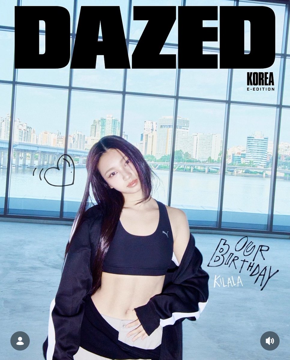 obdpopbase's tweet photo. OURBIRTHDAY #KILALA for DAZED KOREA and PUMA Digital Cover for 2026 October Issue! 

KILALA says it finally felt real that she had debuted when she signed an album for the first time. With her round eyes and bunny like smile, she always keeps her six older members laughing. https://t.co/0SsMiL8Qxd