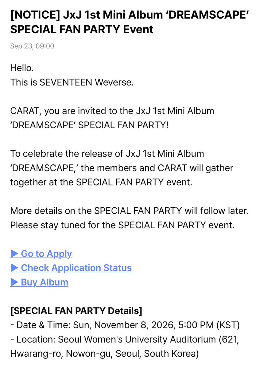 haniwadda's tweet photo. FINALLY JEONGHAN WILL GET TO EXPERIENCE A UNIT FAN PARTY T__T 😭😭🤍 https://t.co/aWmOqBhPjQ