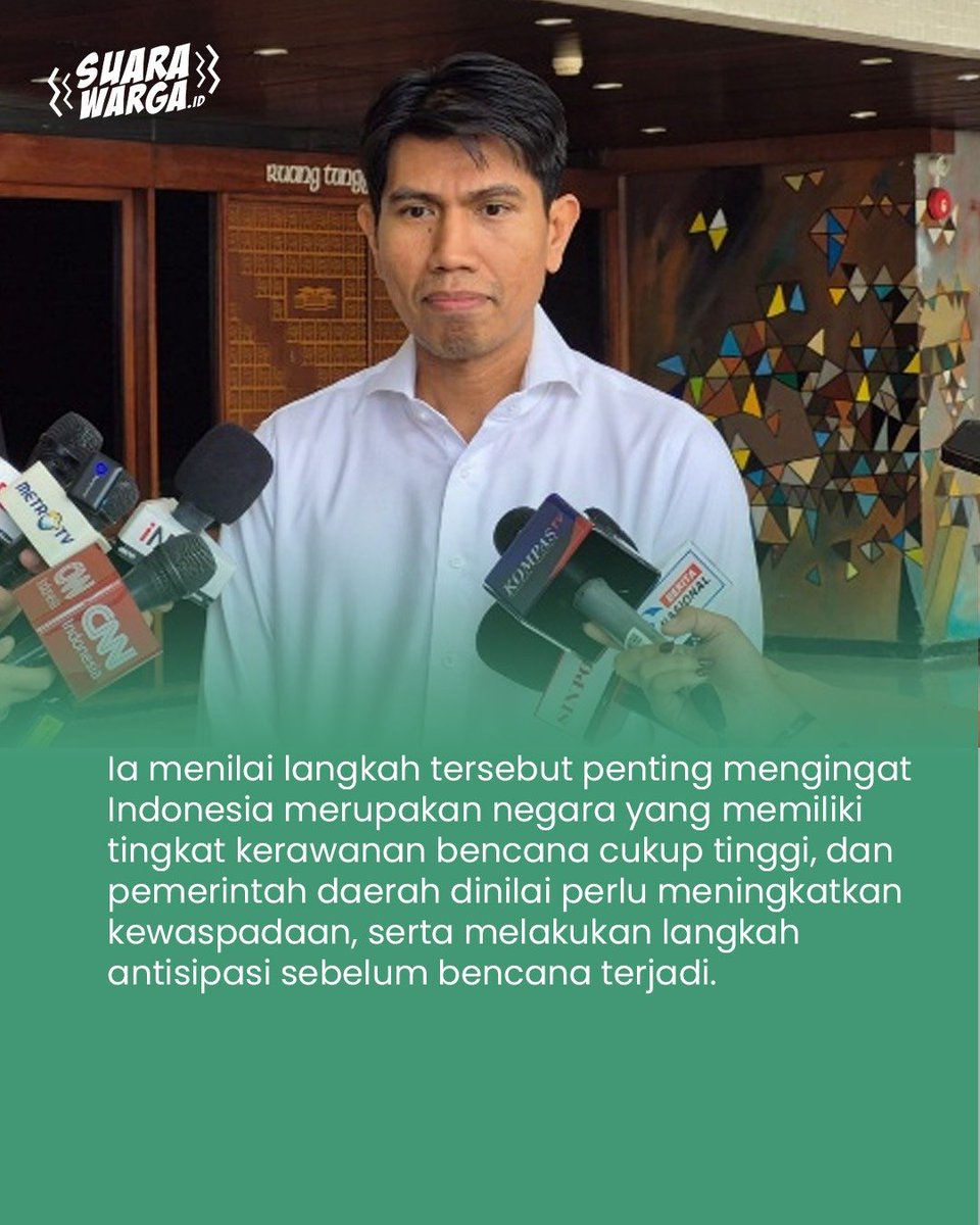 TirtaKamila's tweet photo. Wakil ketua komisi II DPR RI minta Kemendagri petakan potensi bencana di daerah dan perkuat kesiapsiagaan✍️‼️ https://t.co/VY75XsS1gS