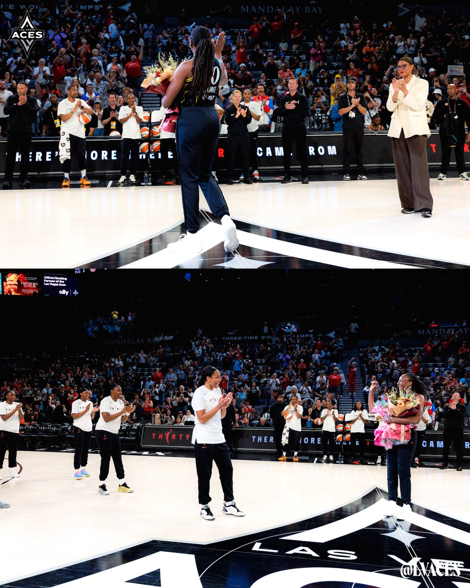 LVAces's tweet photo. WNBA champion. WNBA MVP. 11x WNBA All-Star. 𝗢𝘂𝗿 𝗠𝗮𝗱𝗮𝗺 𝗣𝗿𝗲𝘀𝗶𝗱𝗲𝗻𝘁. 💐👏

Thank you for all that you've done for the game of basketball and for women's sports. ✨

Congratulations @nnekaogwumike on a legendary career and wishing you all the best in your retirement! 🫶

@wnba // @LASparks
