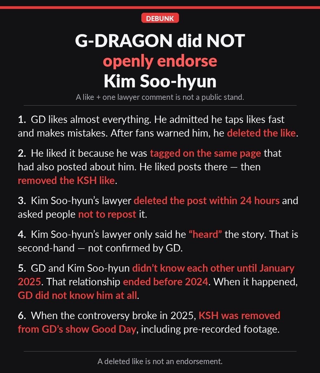 Kotori572120817's tweet photo. GD has never openly supported KSH
Feel free to use the pic if u need it
Evidence ss in the reply

Please report the false post to both X and Galaxy
https://t.co/89H3rEEoH2 https://t.co/gMQPJLAyWF