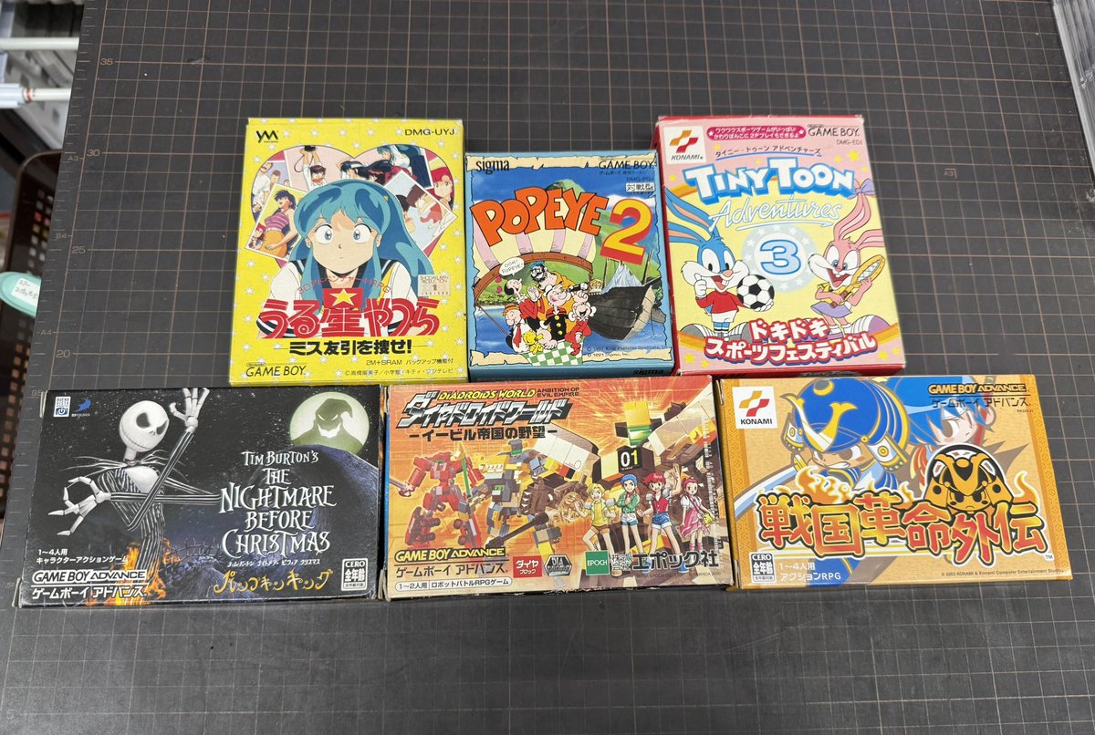 s_potato_nagoya's tweet photo. 🎮ほくほく🎮
本日の入荷情報ですℹ️
ゲームボーイ、ゲームボーイアドバンスがたくさん入荷しました♪

#ゲームボーイ　#ゲームボーイアドバンス　#レトロゲーム https://t.co/Xyx9rc2L5n