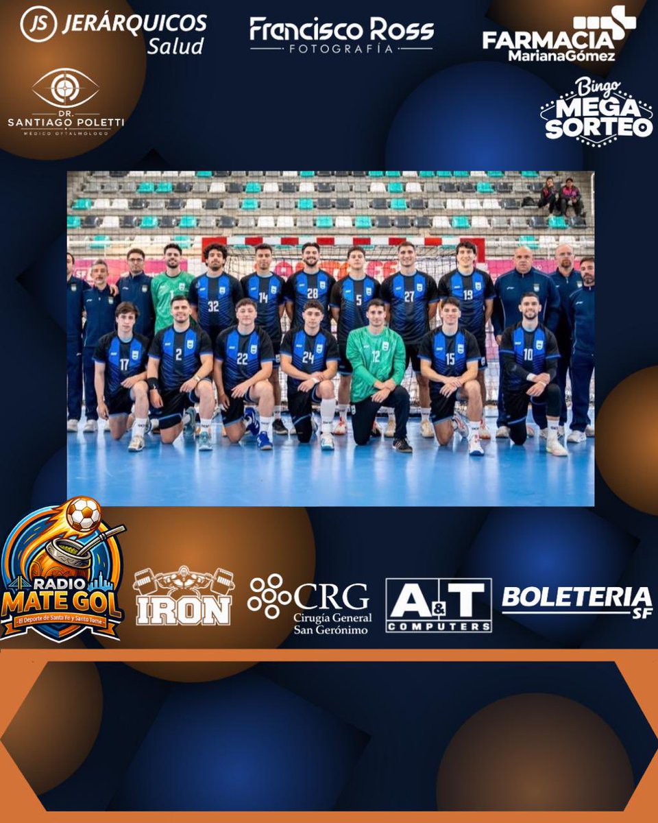 RadioMateGol's tweet photo. 🇦🇷🤾‍♂️ ¡DEBUT TRIUNFAL DE LOS GLADIADORES!

🔥 Argentina venció 27-17 a Paraguay en su estreno en los Juegos Suramericanos, con grandes actuaciones de Forlino y Perznianko.

🔜 Mañana, desde las 19:30, enfrentará a Brasil en un duelo clave por el oro. 🥇

#Suramericanos #Argentina https://t.co/quq8WSY3Db