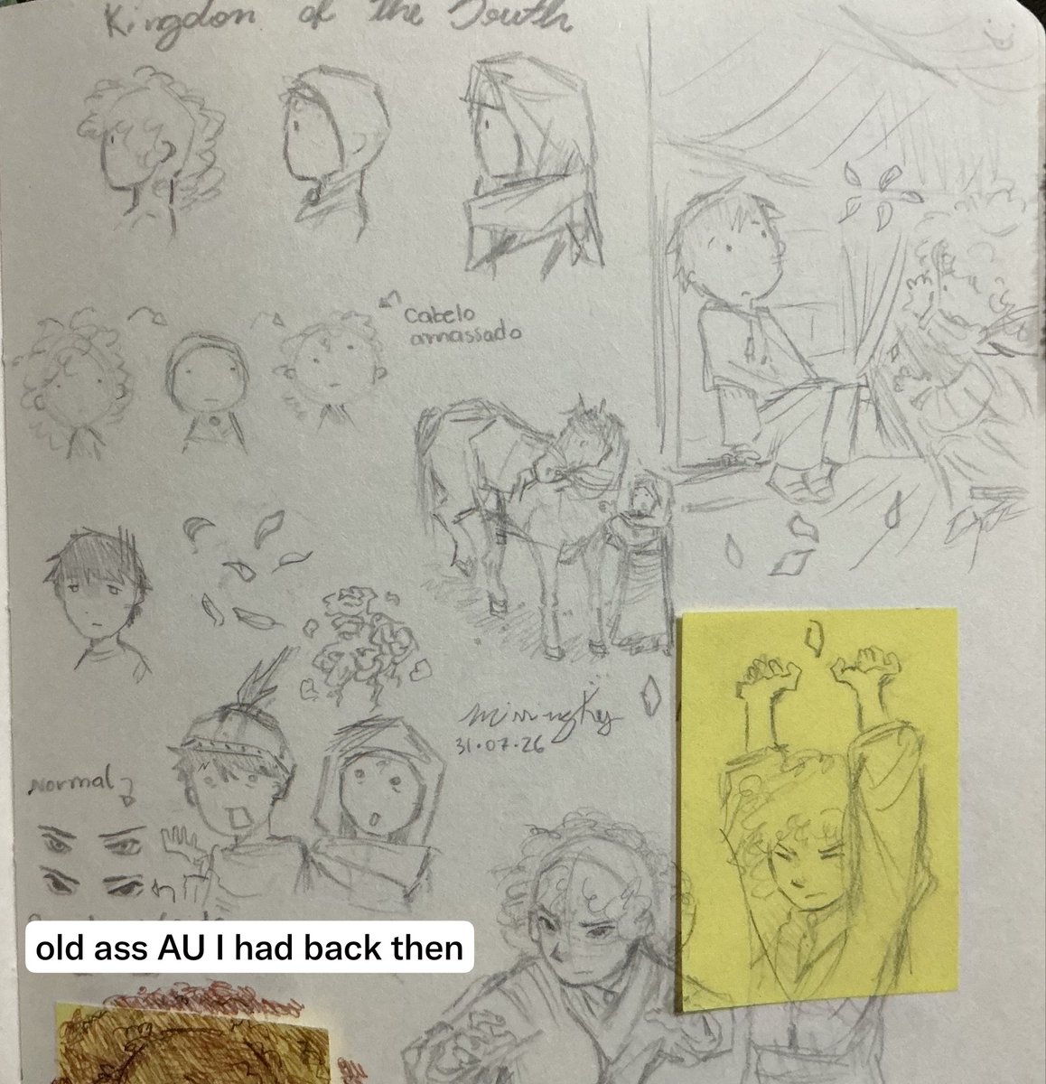 Missingkkey's tweet photo. I don't want to lose the habit, so MORE unfinished drawings lesgo https://t.co/ZFnstKCe0X
