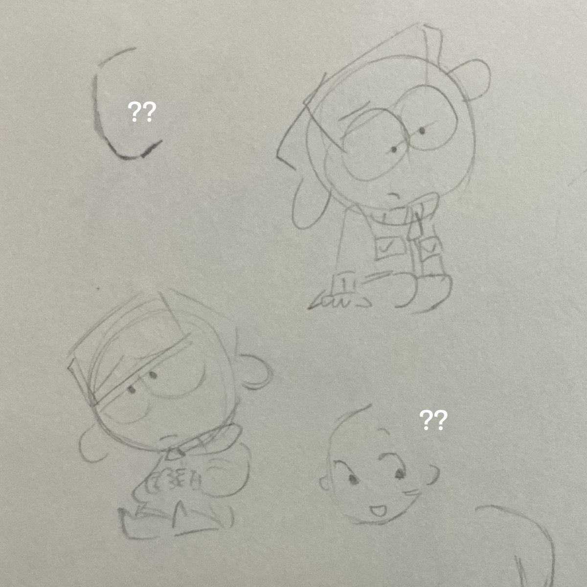 Missingkkey's tweet photo. I don't want to lose the habit, so MORE unfinished drawings lesgo https://t.co/ZFnstKCe0X