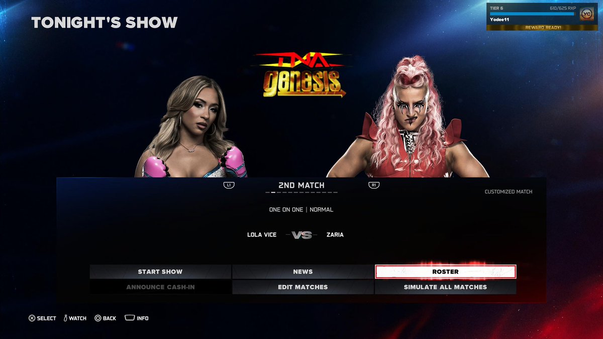 _yodee11's tweet photo. #LolaVice vs #Zaria 

#TNA Genesis 

Subscribe Yodee11 

Link 🔗 https://t.co/rFR1lLYkh8 https://t.co/m6D3CnwQq2