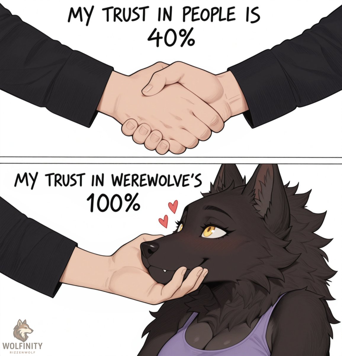 WolfinityAI's tweet photo. I would trust her with my life 🐺 https://t.co/PMSOIFY7el